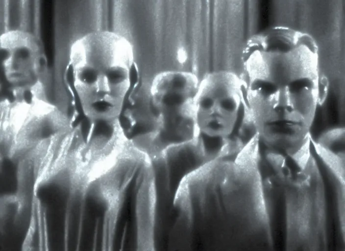 Prompt: scene from the 1927 science fiction film Gattaca