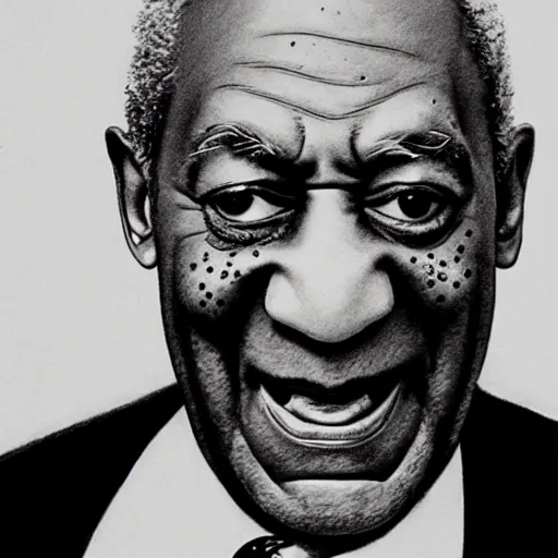 Image similar to bad pencil drawing of bill cosby