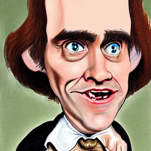 jim carrey caricature realism, in the style of james | Stable Diffusion ...