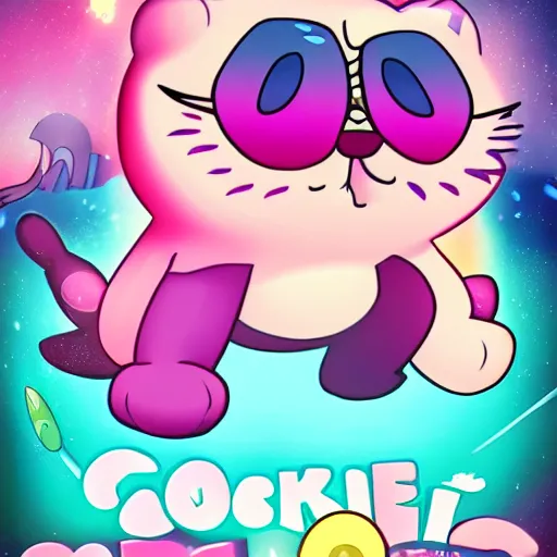 Image similar to cookie cat hd poster