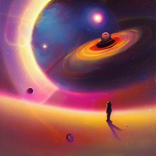 Image similar to Liminal space in outer space by Paul Lehr
