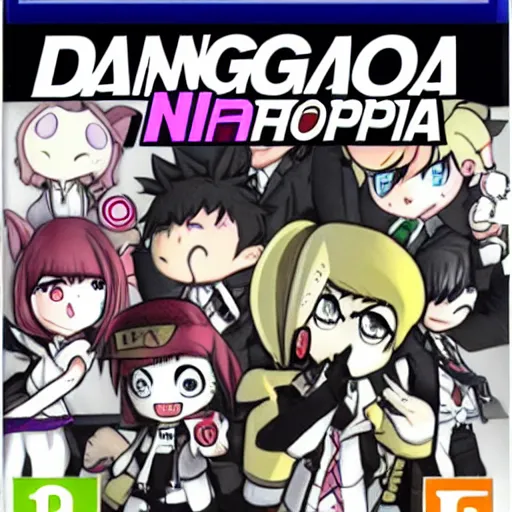 Prompt: danganronpa for the nintendo 64