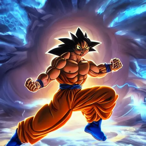 ArtStation - Baki Hanma's Powerful Style Meets Dragon Ball's Legendary  Auras Animemuscles