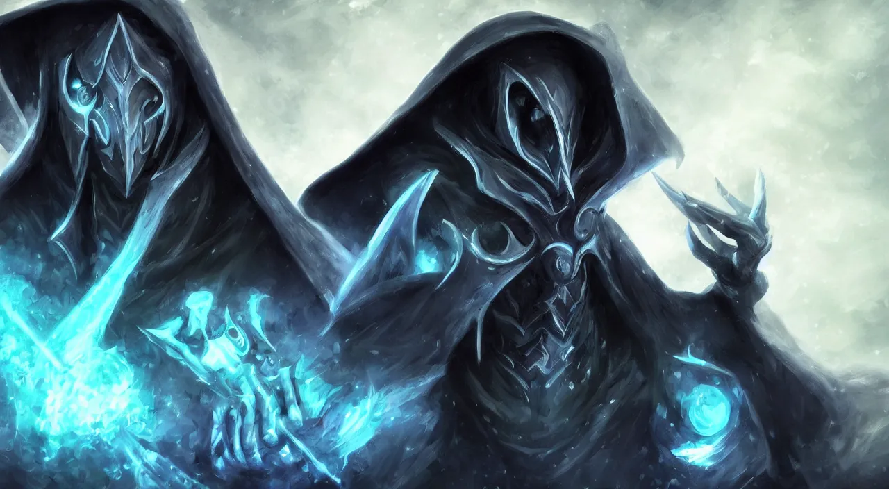 Image similar to Karthus from League of Legends wallpaper