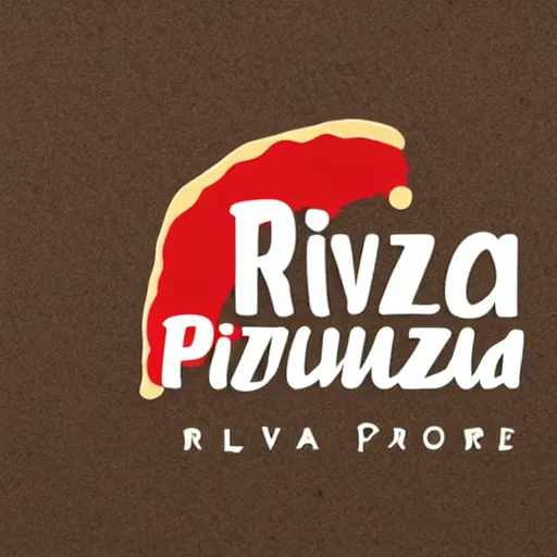 Prompt: logo for a pizza place named riviera