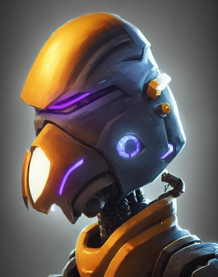 Image similar to epic mask helmet robot ninja portrait stylized as fornite style game design fanart by concept artist gervasio canda, behance hd by jesper ejsing, by rhads, makoto shinkai and lois van baarle, ilya kuvshinov, rossdraws global illumination radiating a glowing aura global illumination ray tracing hdr render in unreal engine 5