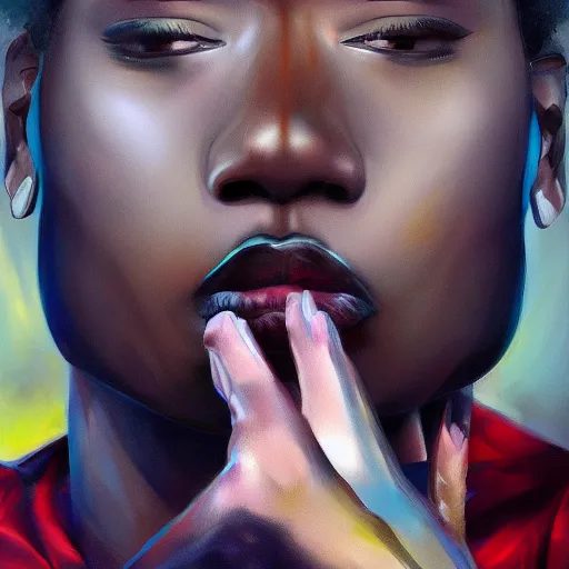 Image similar to Like a prayer, black Men, digital Painting, ultradetailed, artstation, oil Painting, ultradetailed, artstation