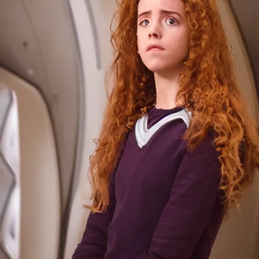 Prompt: hermione as starship