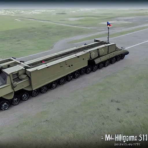 Image similar to m 1 4 2 high mobility artillery rocket system ( himars ), himars artstation, symmetry