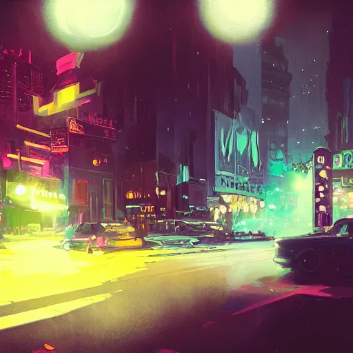 Image similar to a star is born by james gilleard and liam wong and jeremy mann, extra wide angle