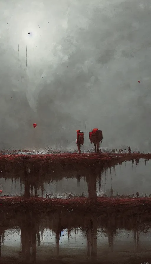 Image similar to The end of an organism, by JAKUB ROZALSKI