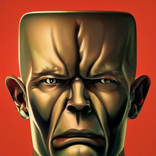 Image similar to face icon stylized minimalist t - 1 0 0 0, loftis, cory behance hd by jesper ejsing, by rhads, makoto shinkai and lois van baarle, ilya kuvshinov, rossdraws global illumination