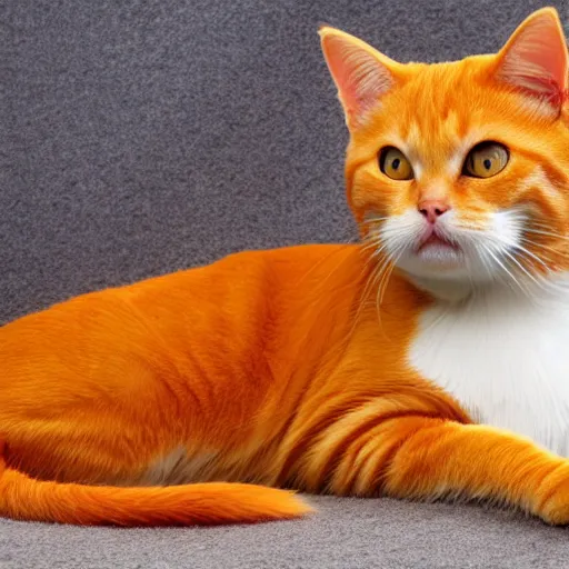 Prompt: orange tabby cat