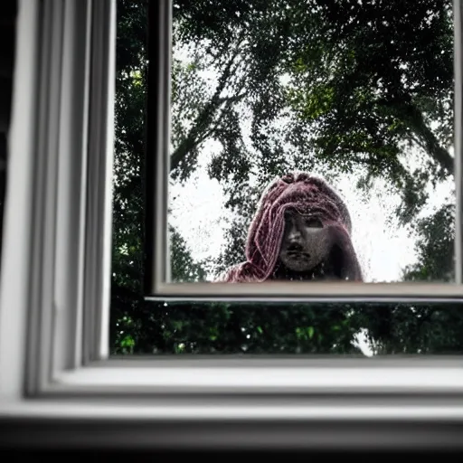 Prompt: You just woke up. The subject of the most recent image in your phone/laptop is looking through your window. What are your chances of survival?