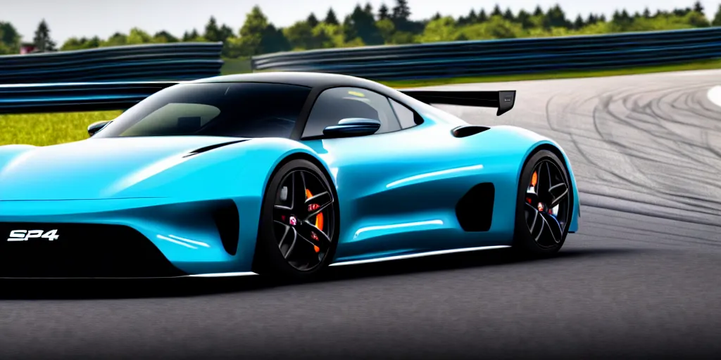 Image similar to 2 0 2 3 sport car 4 k on the nurburgring