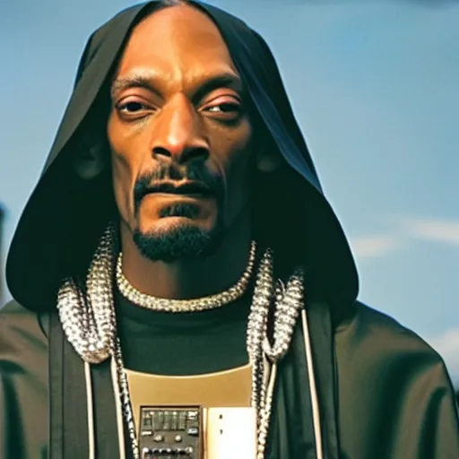 Prompt: film still of snoop dogg as a sith lord in a star wars movie 4 k