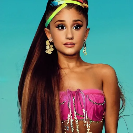 Image similar to ariana grande as a gypsy