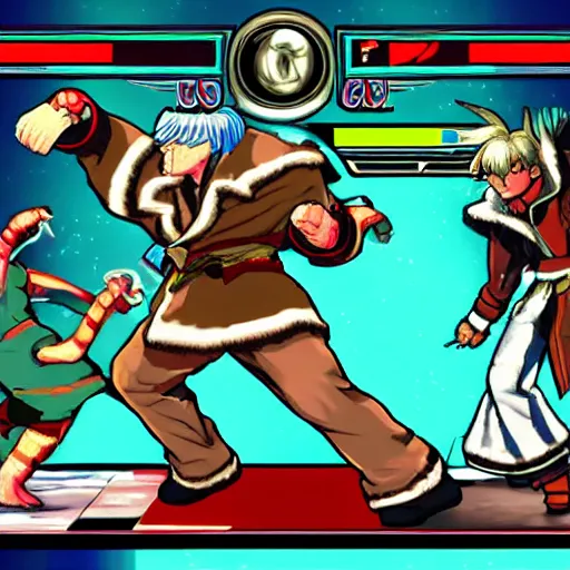 Image similar to folklore 2d fighting game