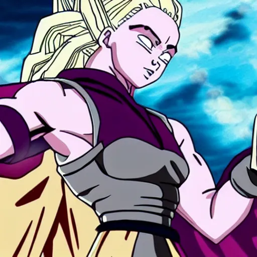 Prompt: Daenerys Targaryen in Dragon ball z