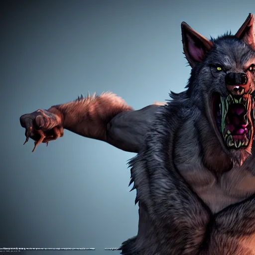 Image similar to cute werewolf from van helsing unreal engine hyperreallistic render 8k character concept art masterpiece closed mouth