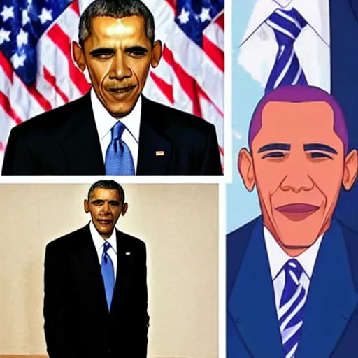 Prompt: photo of obama dressed as yoshikage kira