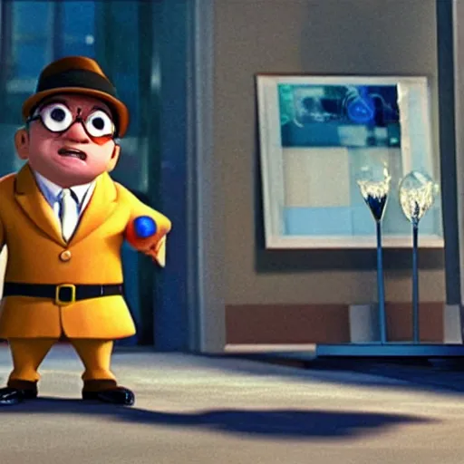 Prompt: <photo hd trending>((danny devito)) as ((inspector gadget)) in ((pixar movie))</photo>