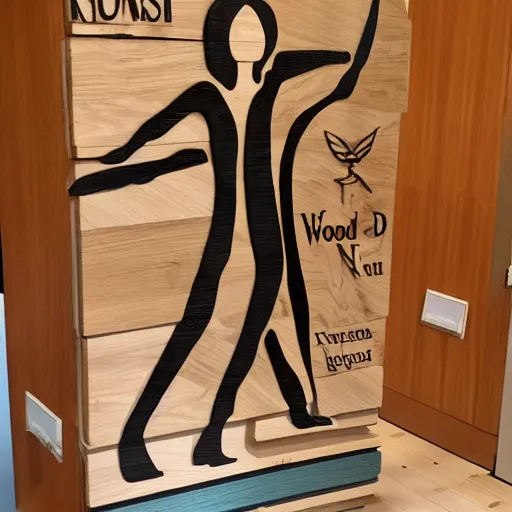 Image similar to a wood masterpiece symbolizing nurses