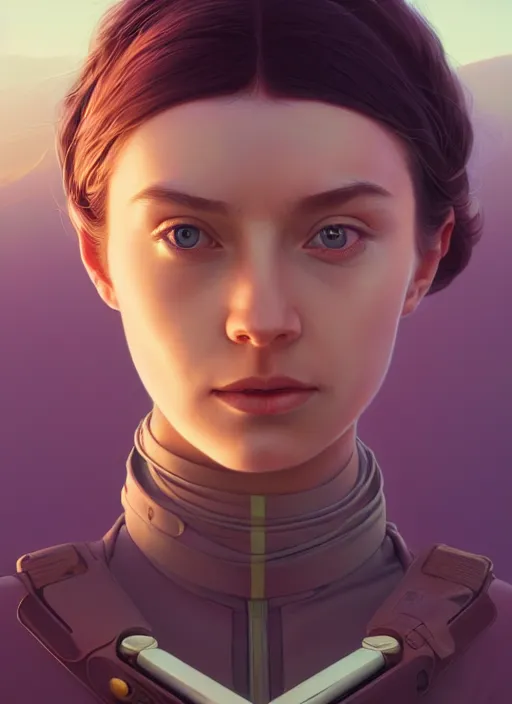 Prompt: highly detailed surreal vfx portrait of a beautiful, young female pilot, dune, analogous colors, stephen bliss, unreal engine, greg rutkowski, loish, rhads, beeple, makoto shinkai and lois van baarle, ilya kuvshinov, rossdraws, tom bagshaw, alphonse mucha, global illumination, detailed and intricate environment