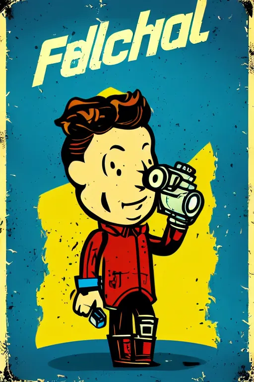 Image similar to fallout 7 6 retro futurist illustration art by butcher billy, sticker, colorful, illustration, highly detailed, simple, smooth and clean vector curves, no jagged lines, vector art, smooth andy warhol style