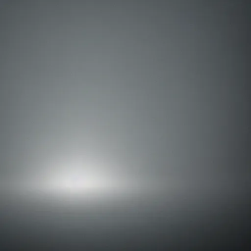 Image similar to a blurry aura glowing in a white mist, human floating