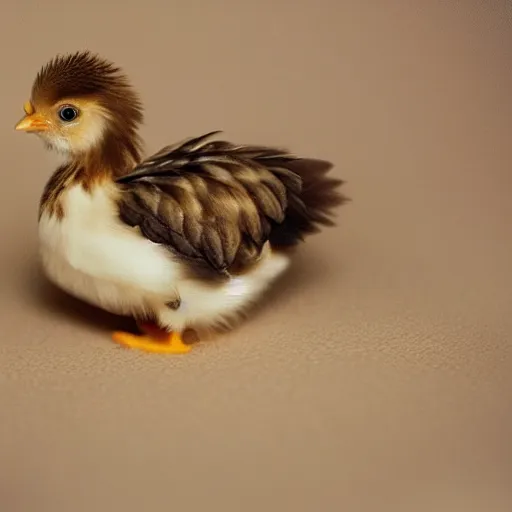 Image similar to baby chicken, photo realistic, cool