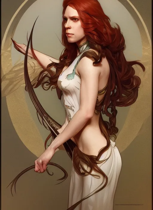 Image similar to marisha ray as a fish, intricate, elegant, highly detailed, digital painting, artstation, concept art, smooth, sharp focus, illustration, art by artgerm and greg rutkowski and alphonse mucha, 8 k