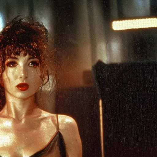 Image similar to Kate Bush in Blade Runner (1984),