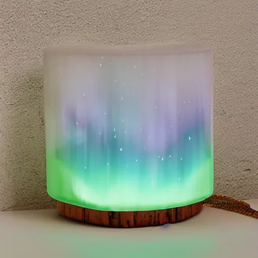 Image similar to Aurora Boreal night lamp