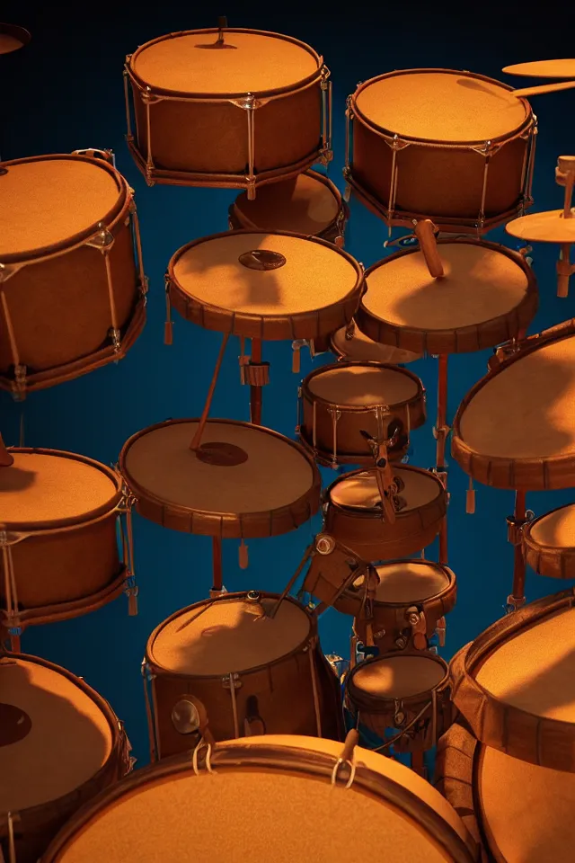 Image similar to animal drum at the puppet show head banging drummer 9 0 s music song groove is in the heart, we're going to dance and have some fun, photograph highly detailed, 8 k, octave render, ultra realistic, deep fake, unreal engine