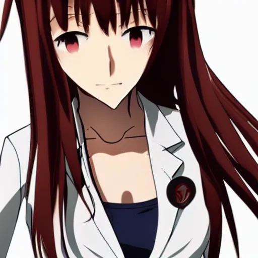 Prompt: Makise Kurisu