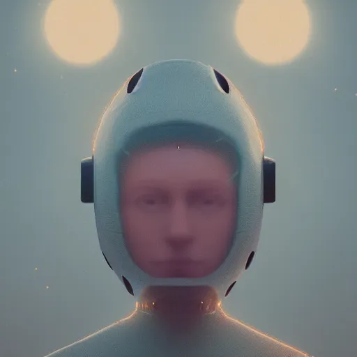 Prompt: portrait by mike winkelmann