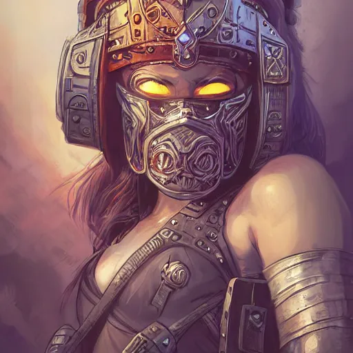 Image similar to cyberpunk viking helmet mask warrior goddess robot ninja fantasy, art gta 5 cover, official fanart behance hd artstation by jesper ejsing, by rhads, makoto shinkai and lois van baarle, ilya kuvshinov, ossdraws