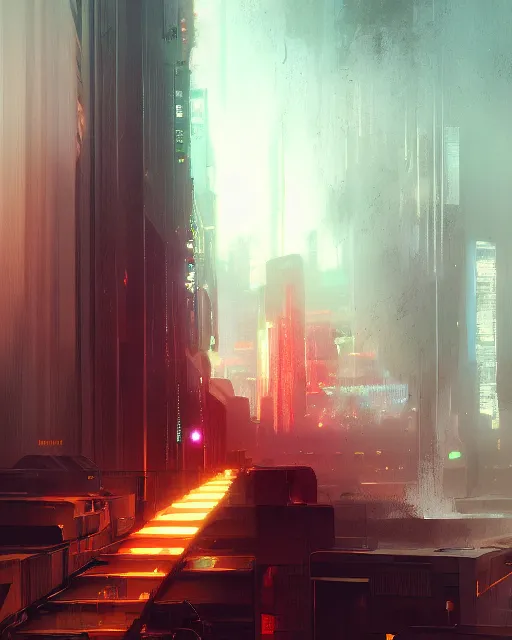 Prompt: a cyberpunk style photographer volumetric lighting, back lighting, rimlight, dramatic lighting, digital painting, highly detailed, artstation, sharp focus, illustration, Artgerm, Jean-Léon Gérôme , ruan jia