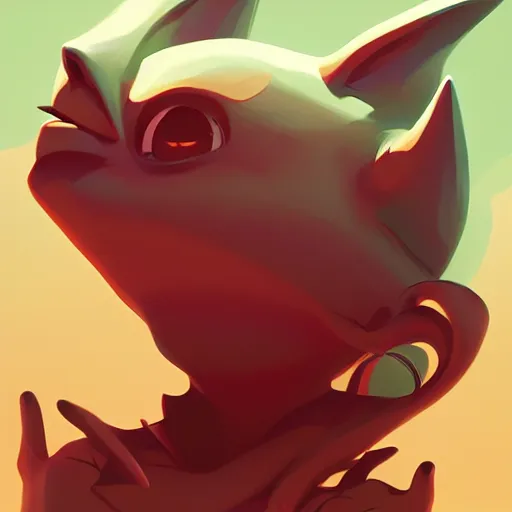 Image similar to face icon stylized minimalist ahh! real monsters, loftis, cory behance hd by jesper ejsing, by rhads, makoto shinkai and lois van baarle, ilya kuvshinov, rossdraws global illumination