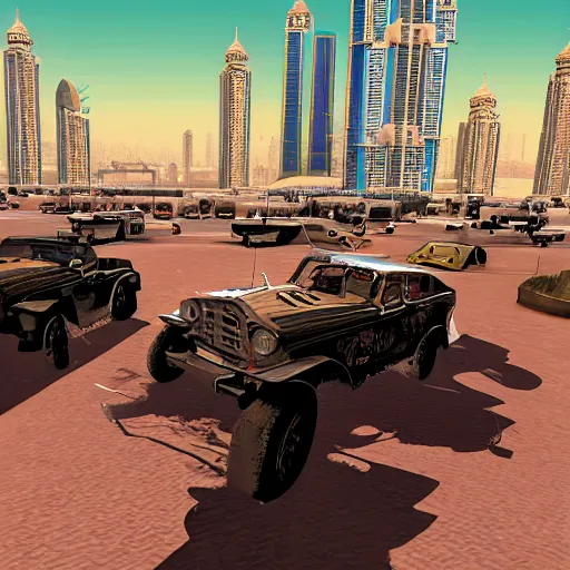 Image similar to gta : dubai by jama jura baev