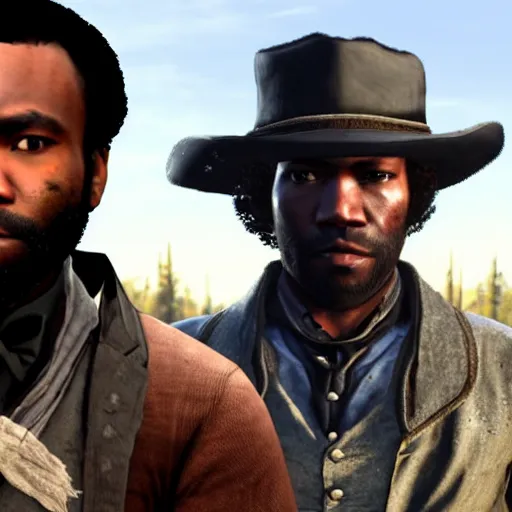 Image similar to donald glover in rdr 2