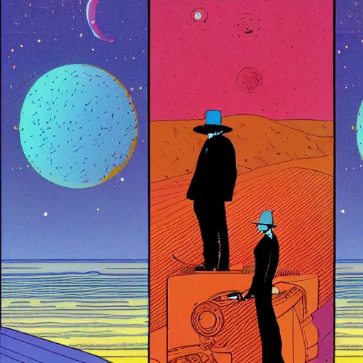 Image similar to matt smith retro minimalist portrait moebius starwatcher comic by jean giraud, 8 k