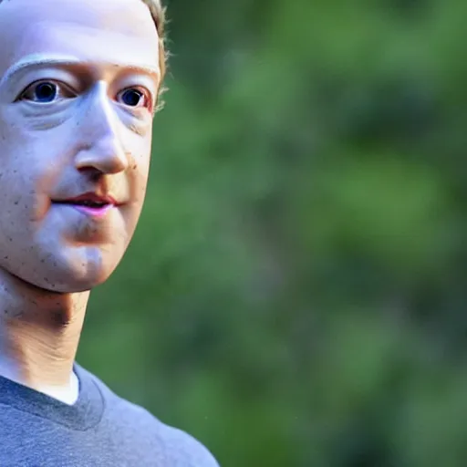 Image similar to Mark Zuckerberg getting out of his human costume showing that hes a lizard, hyper realistic, HD, HQ, photo realistic