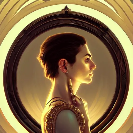 Image similar to symmetry!! intense portrait of mario, intricate, elegant, highly detailed, my rendition, digital painting, artstation, concept art, smooth, sharp focus, illustration, art by artgerm and greg rutkowski and alphonse mucha