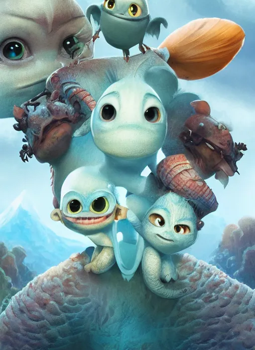 Image similar to a photo of little cute hipoppotamus in world adventure movie by nuri iyem, james gurney, james jean, greg rutkowski, anato finnstark. pixar. hyper detailed, 5 0 mm, award winning photography, perfect faces