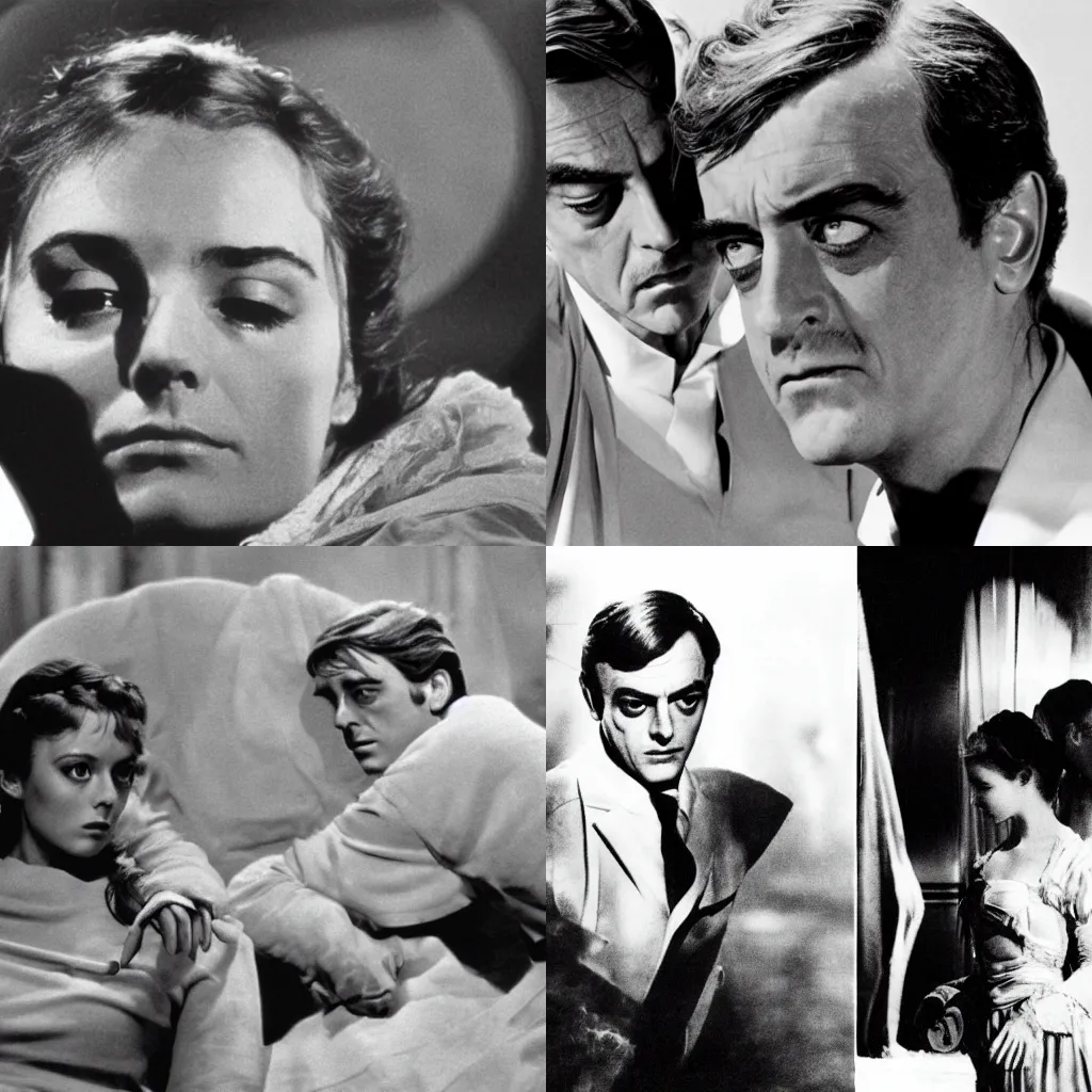 Prompt: a science fiction movie of luchino visconti