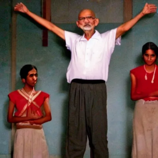 Prompt: gandhi in high school musical