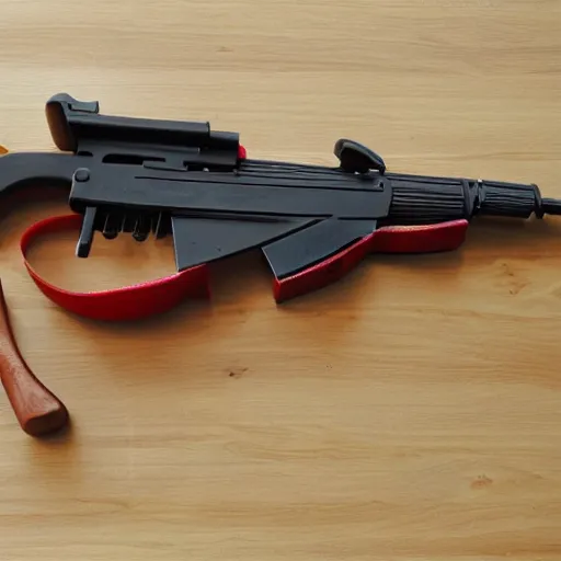 Image similar to fisher price, my first Kalashnikov