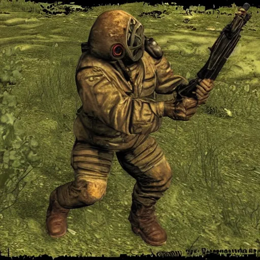 Prompt: mutant from s. t. a. l. k. e. r.